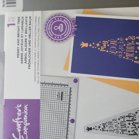 Crafters companion Christmas stamps set of 2 - Picture 4 of 6